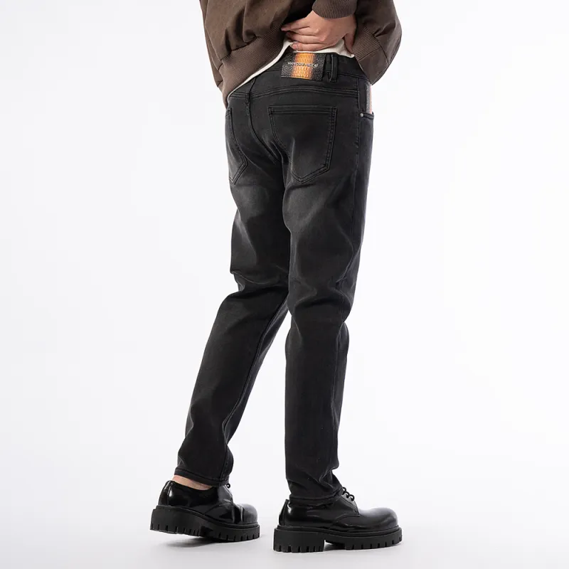 HARSIINCN Jeans Men's Black Gray-4