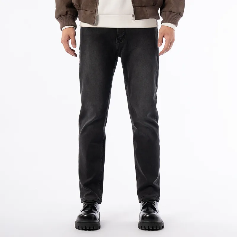 HARSIINCN Jeans Men's Black Gray-6