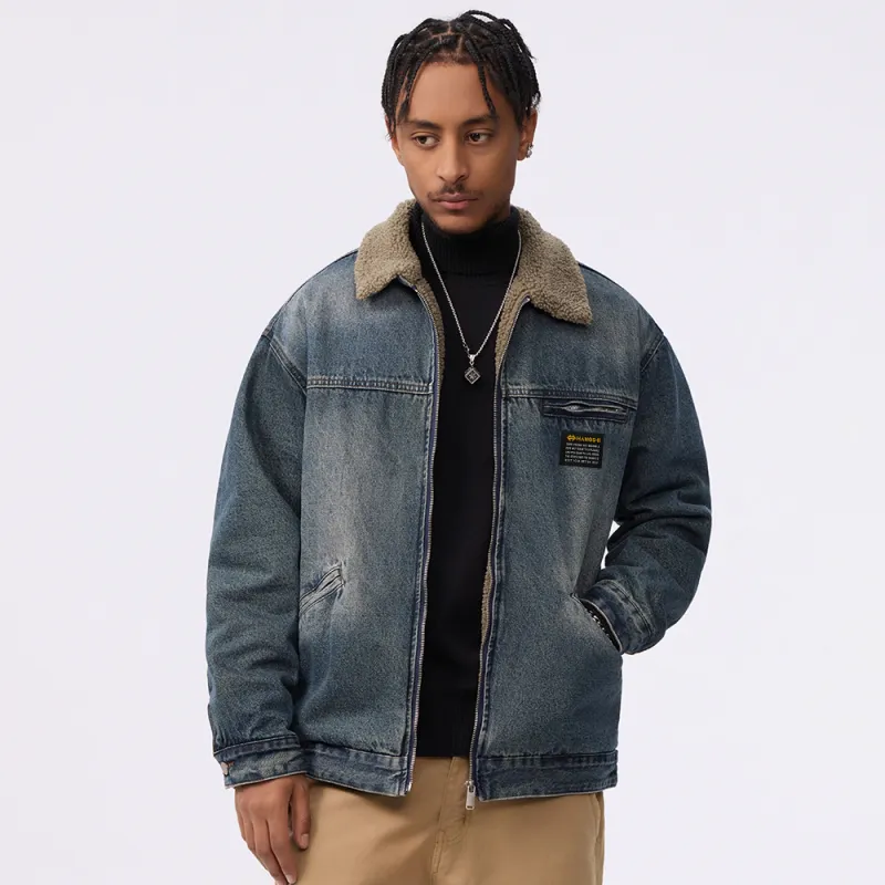 HARSIINCN Denim Jackets Men H24AMJY128R Blue-2