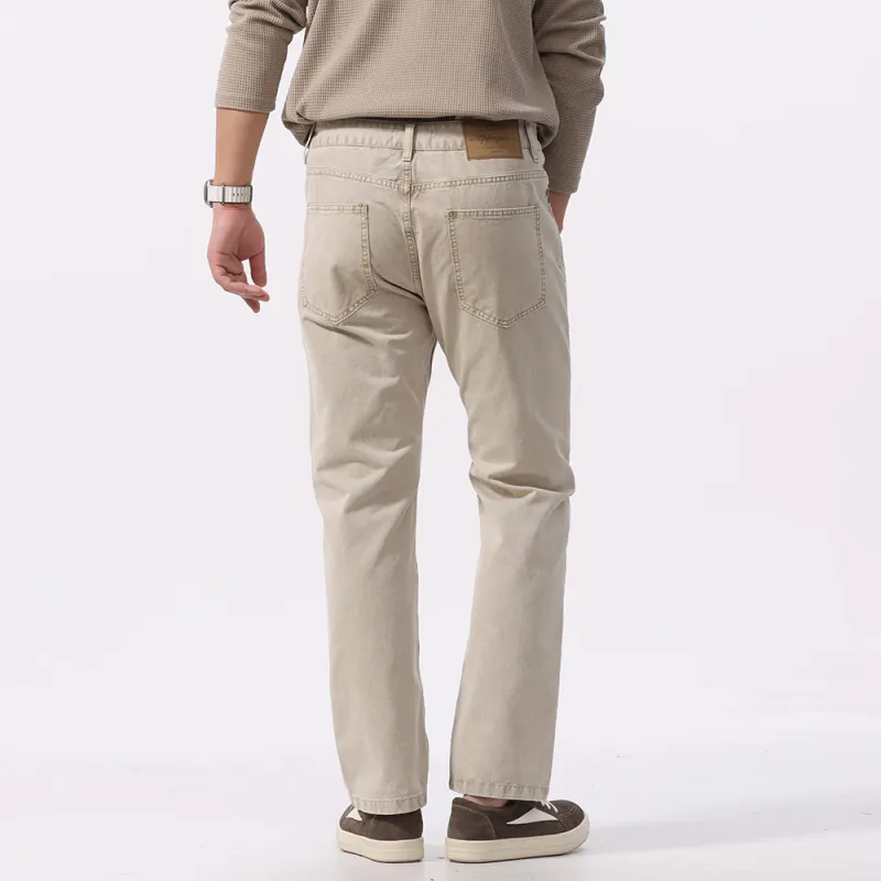 HARSIINCN Jeans Men's H25AMNK256 Snowflake Apricot-5