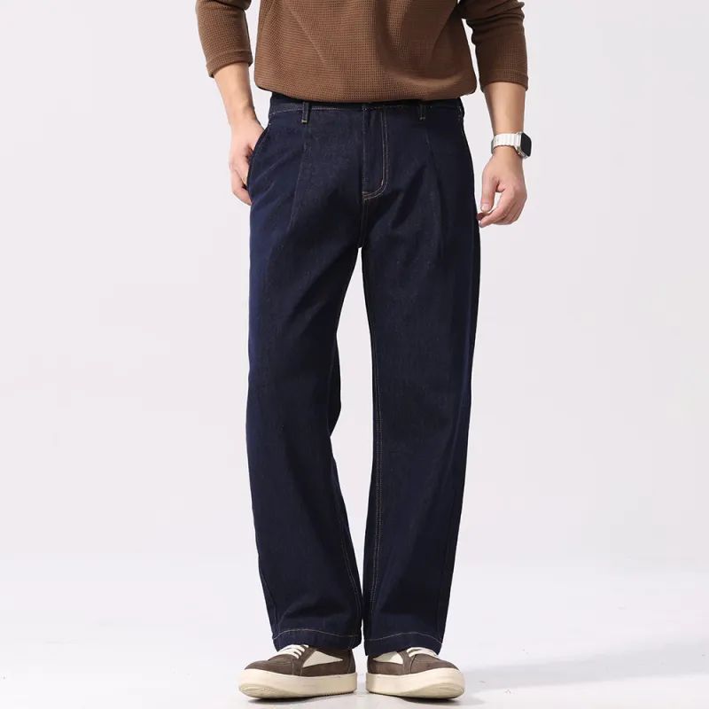 HARSIINCN Jeans Men's H25AMNK257 Dark Blue-2