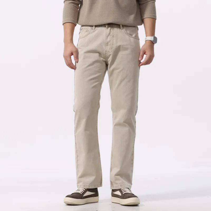 HARSIINCN Jeans Men's H25AMNK256 Snowflake Apricot-2