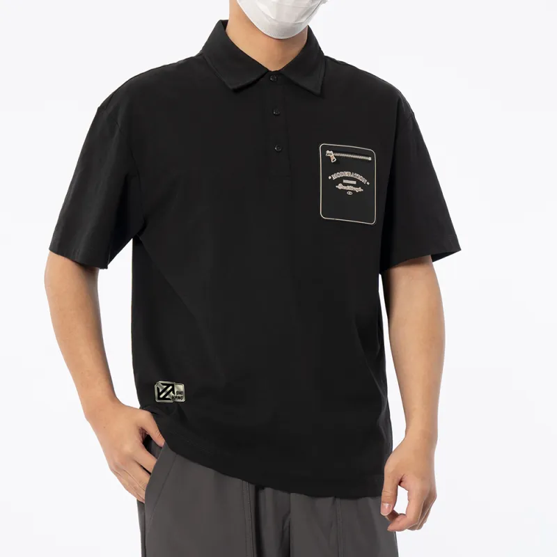 HARSIINCN Polo Shirt Men's H25SMPY230 Black-2