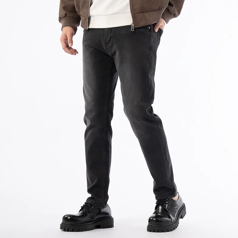 HARSIINCN Jeans Men's Black Gray-5