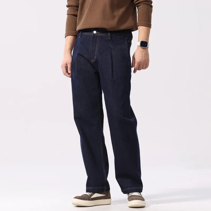 HARSIINCN Jeans Men's H25AMNK257 Dark Blue-3