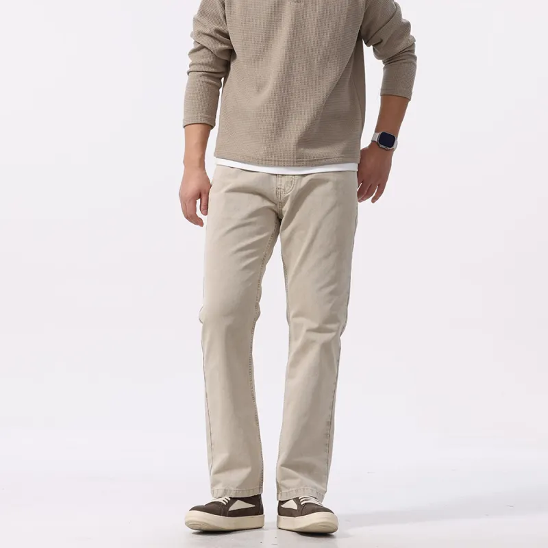 HARSIINCN Jeans Men's H25AMNK256 Snowflake Apricot-6