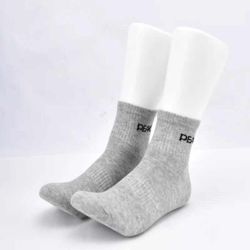 PEAK Mid-Calf Socks Unisex Combo Set Black White Gray-48