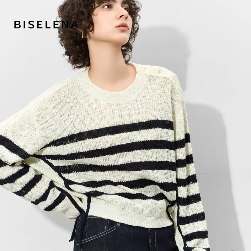 Bethine Knitwear Women's Stripes-3