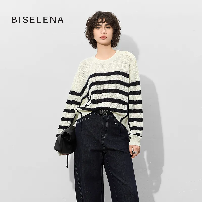 Bethine Knitwear Women's Stripes-2