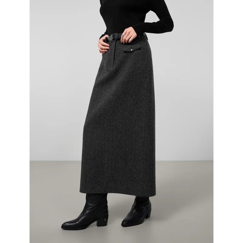 Bethine Casual Long Skirt Women's-5