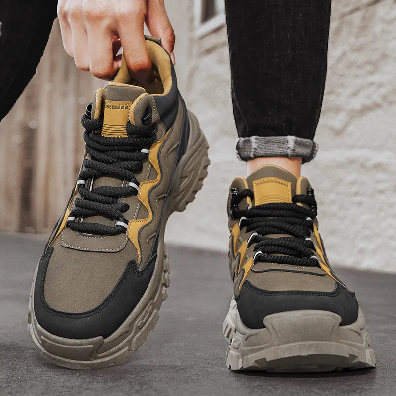 POLAR BEAR Slip-Resistant Waterproof And Breathable High-Top Casual Shoes Unisex-4