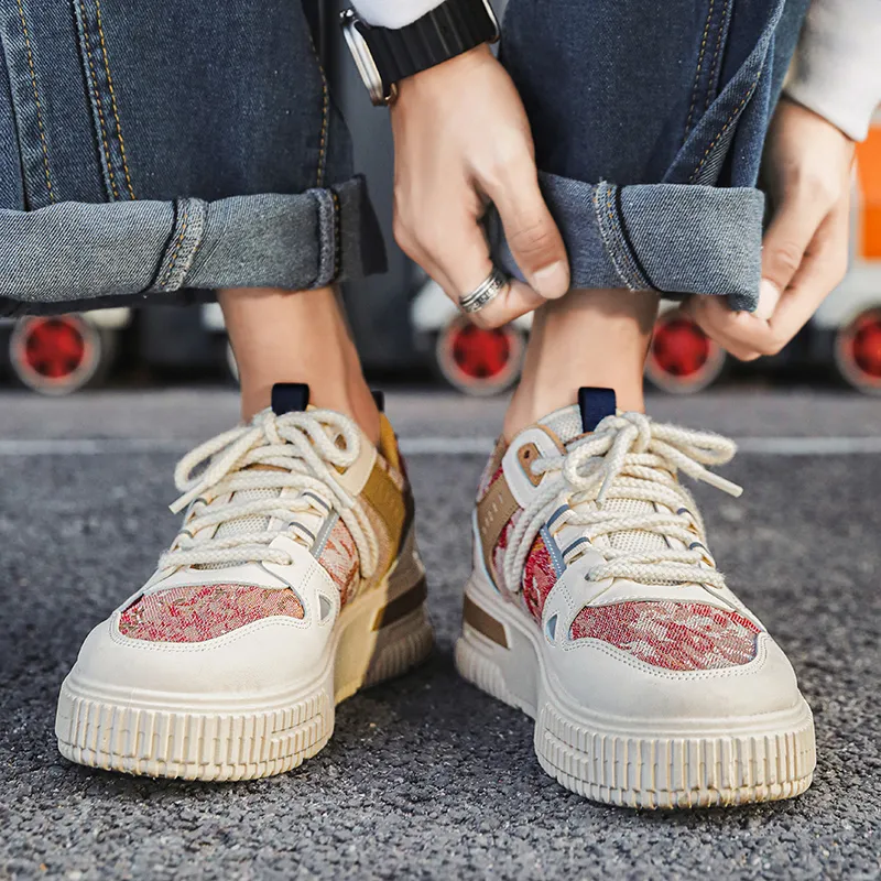 POLAR BEAR Coverage Cushioning Wear-Resistant Low-Top Skateboard Shoes Men's-8