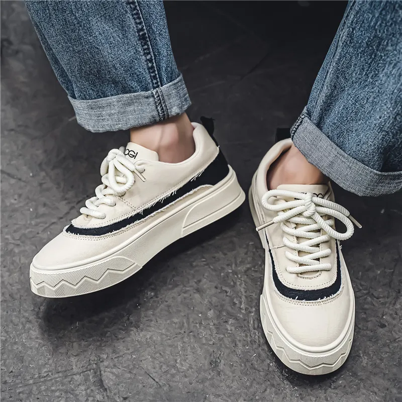 POLAR BEAR Cushioned Slip-Resistant Breathable Low-Top Casual Shoes Men's-8