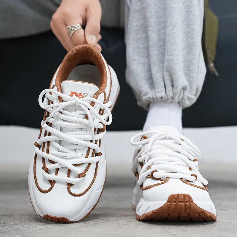 POLAR BEAR Cushioned Slip-Resistant Breathable Low-Top Casual Shoes Unisex-8