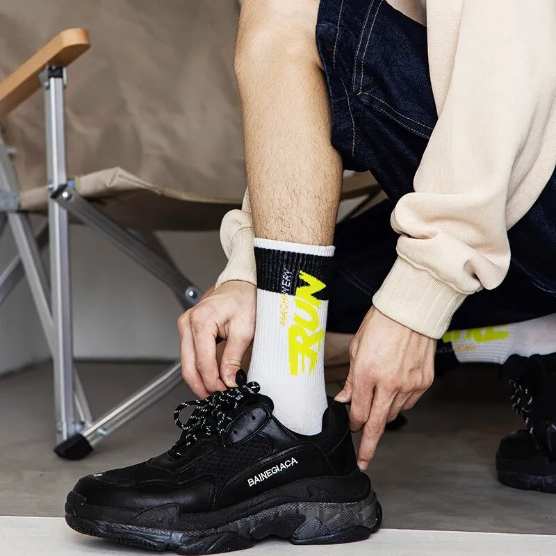 ALPLUME Mid Calf Socks Unisex 5 Pack-3