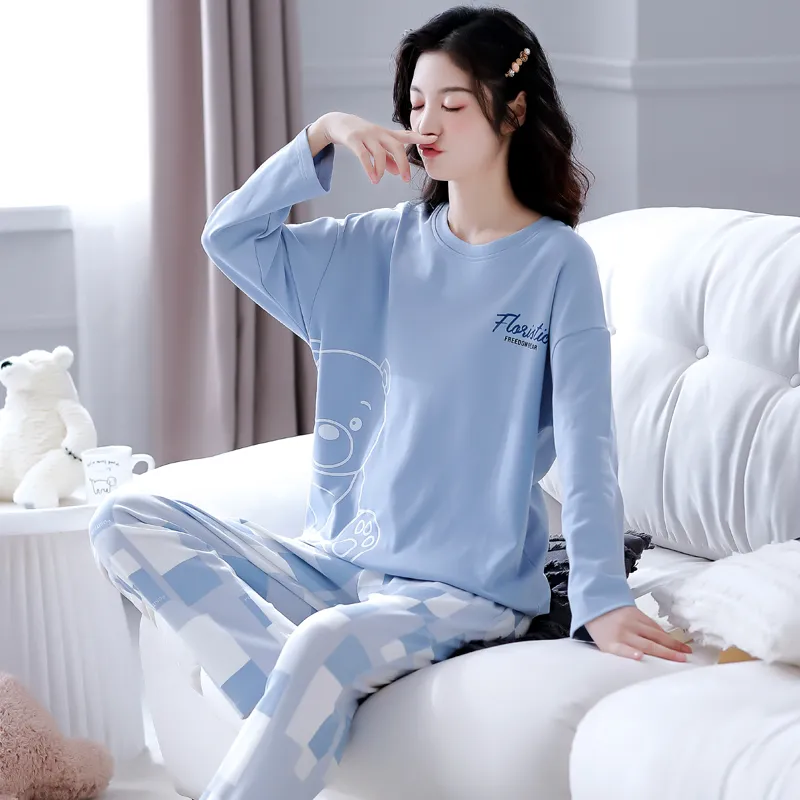 ALPLUME Pajama Set Women's Blue-2