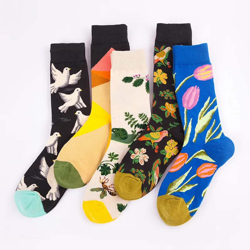 ALPLUME Mid Calf Socks Unisex Combo Set-9