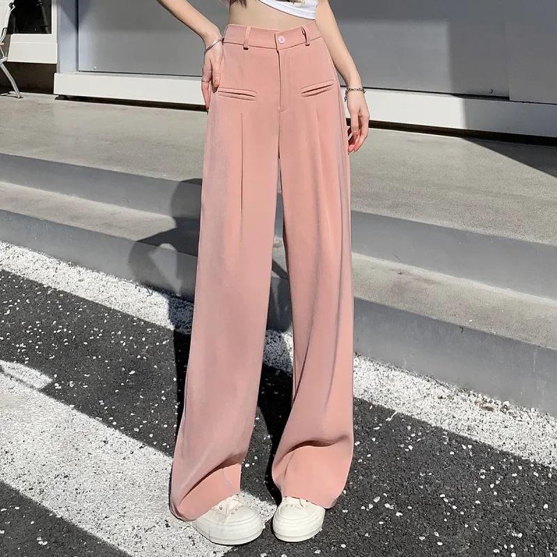Emodues Suit Trousers Women's Pink-8
