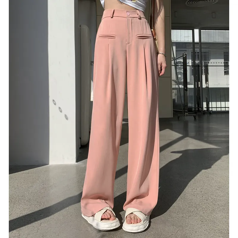 Emodues Suit Trousers Women's Pink-6