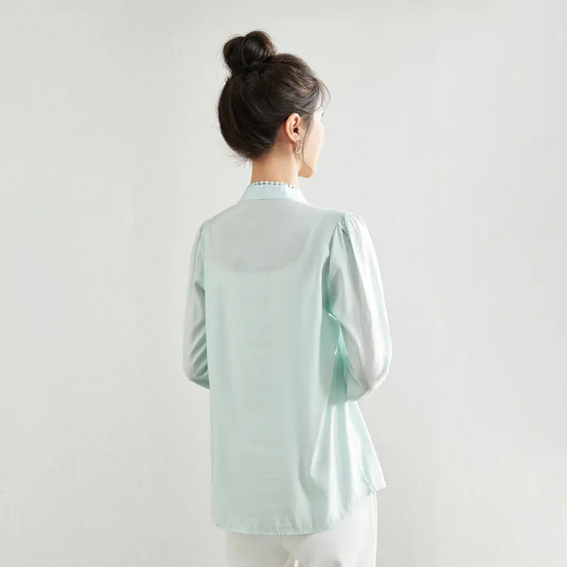 Emodues Shirt Women's Mint Green-2