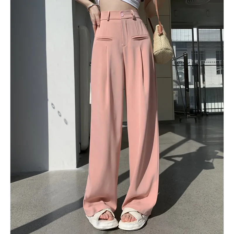 Emodues Suit Trousers Women's Pink-10