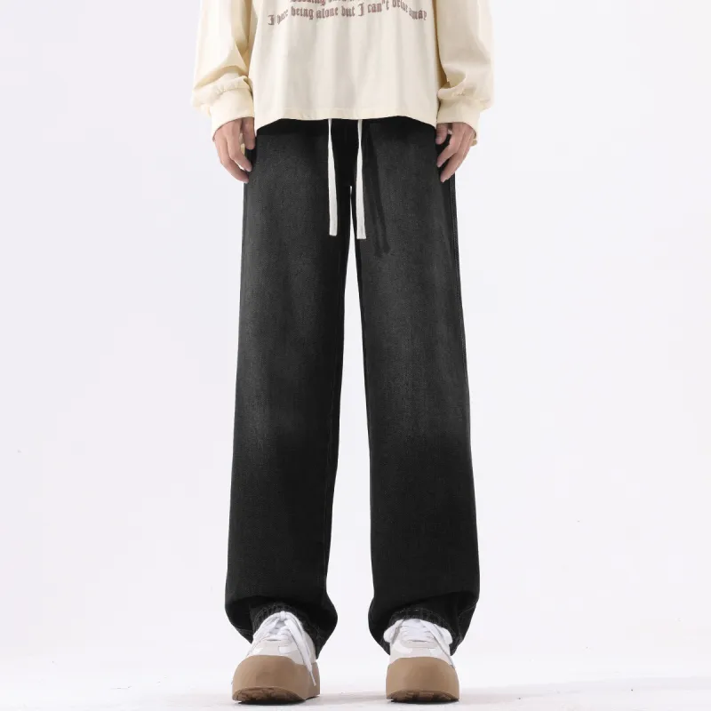 NICE BOAT ANIMATION Jeans Unisex Black-2