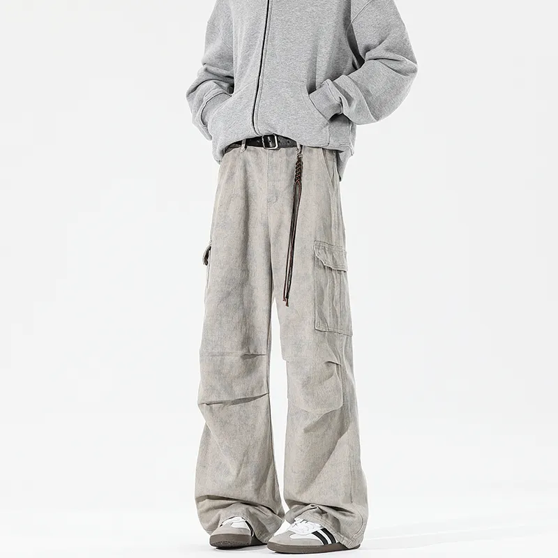 EVBD Casual Pants Unisex Apricot-2