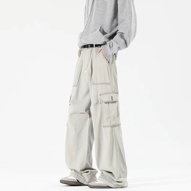EVBD Casual Pants Unisex Apricot-2