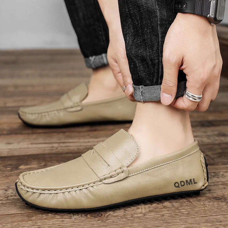 Qiandongmeili Beanie Shoes Men's-16
