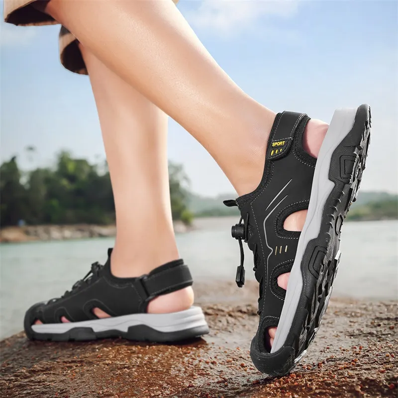Qiandongmeili Cushioning Lightweight River Trekking Shoes Men's-4