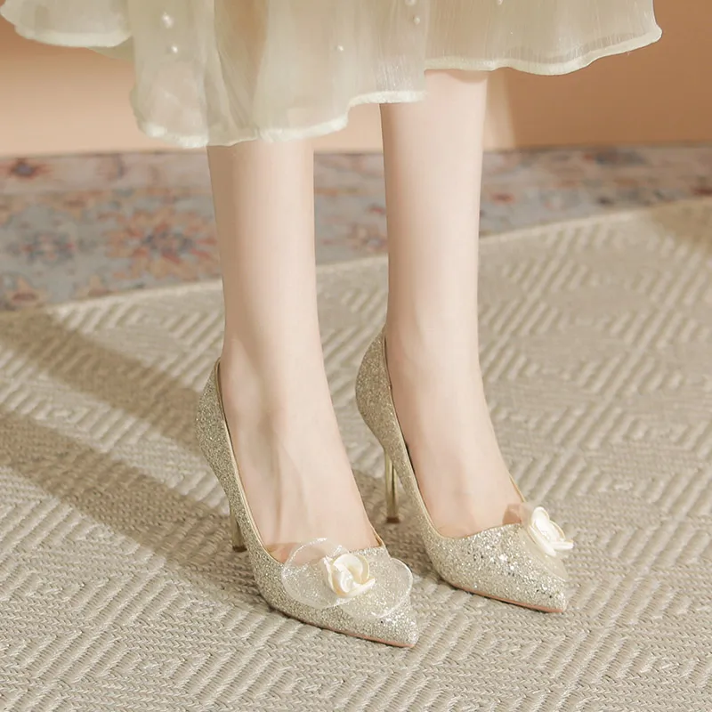 Qiandongmeili Slim Heel High Heels 5 9CM-2