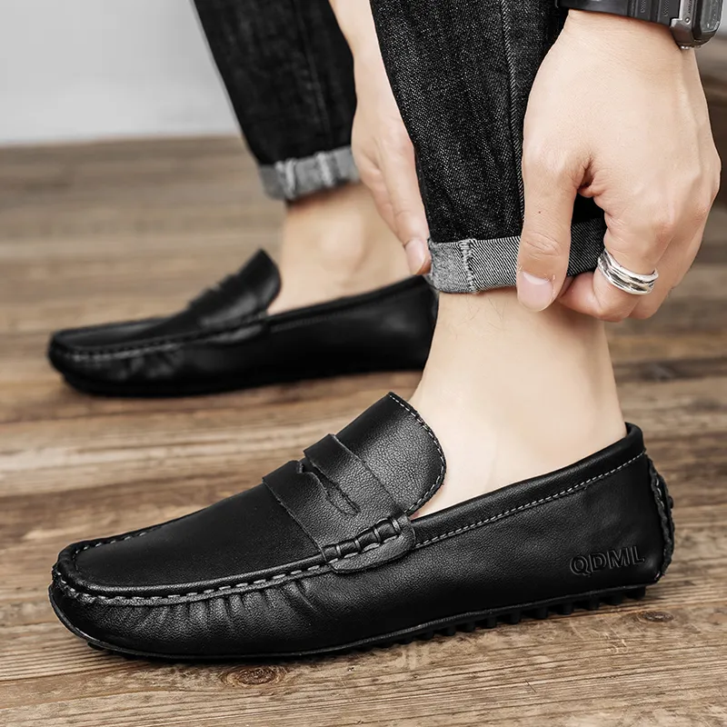 Qiandongmeili Beanie Shoes Men's-4