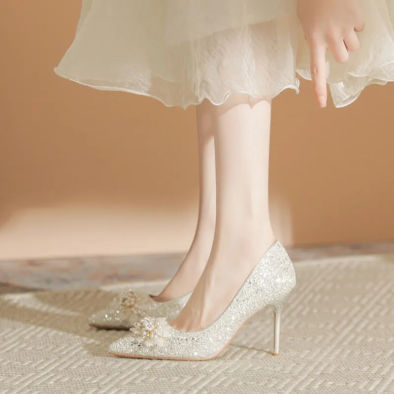 Qiandongmeili Slim Heel High Heels 5 9CM-8