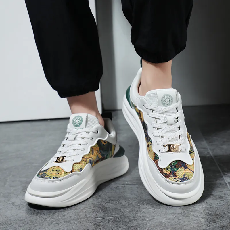 Qiandongmeili Shock Absorbers With Slip Resistant And Abrasion Resistant Properties Low Top Casual Shoes Unisex-2