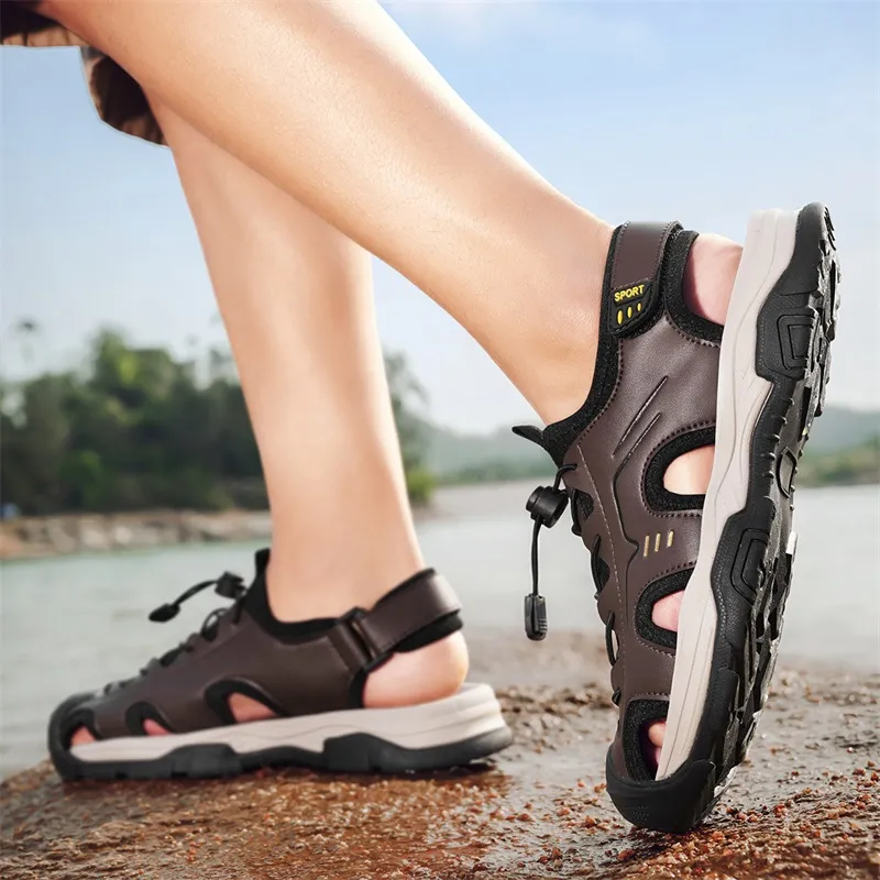 Qiandongmeili Cushioning Lightweight River Trekking Shoes Men's-16