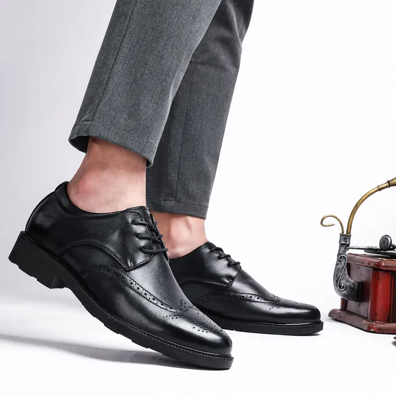 Qiandongmeili Dress Shoes Black-1