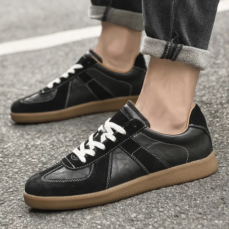 Qiandongmeili Low Top Skateboard Shoes Men's-3