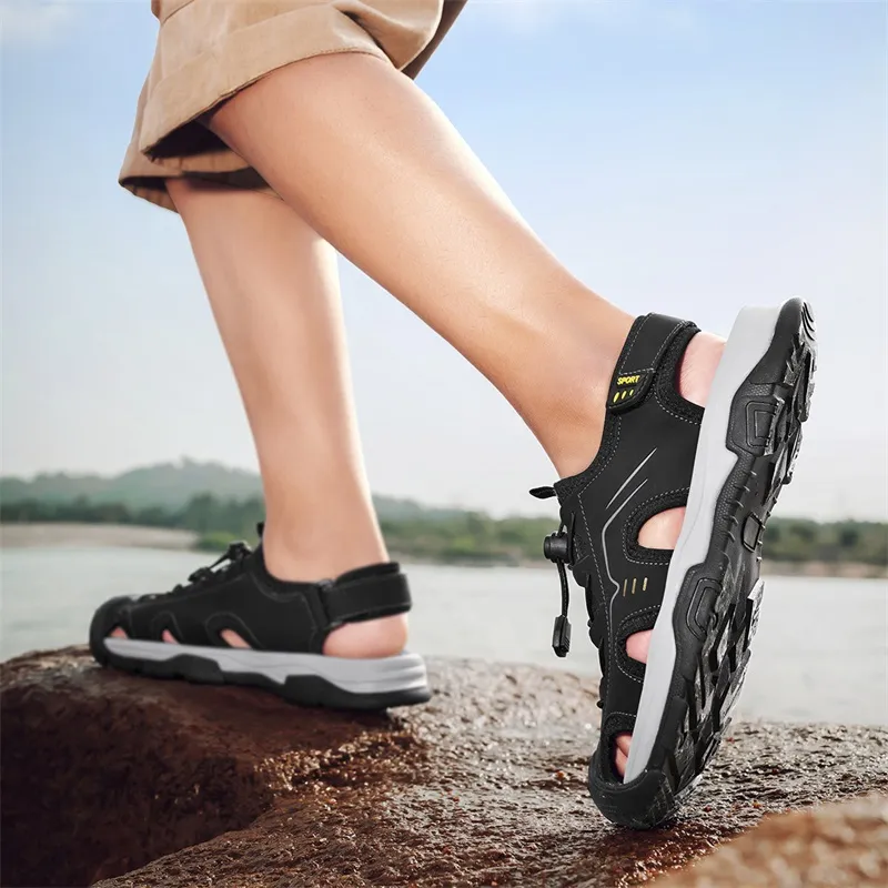 Qiandongmeili Cushioning Lightweight River Trekking Shoes Men's-5