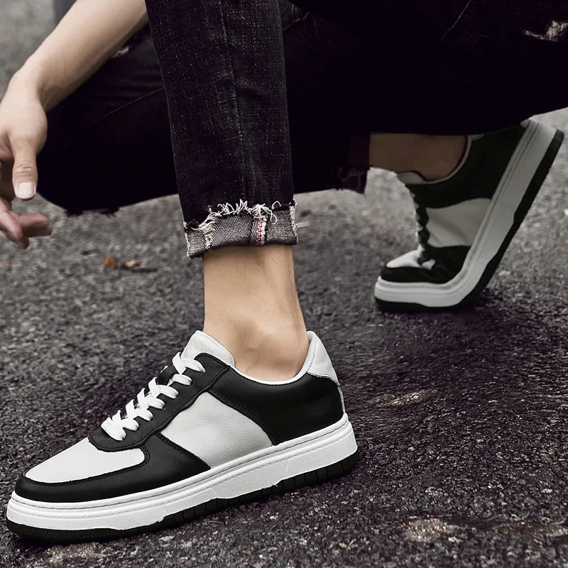 Qiandongmeili Anti Slip Wear Resistant Low Top Skateboard Shoes Unisex-4