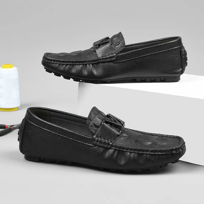 Qiandongmeili Gommino Loafers Men's-3