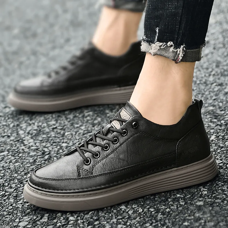 Qiandongmeili Cushioning, Wear Resistant Low Top Skateboard Shoes-4