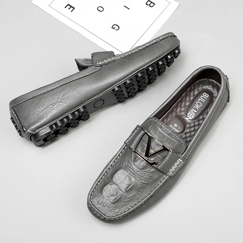 Qiandongmeili Gommino Loafers Men's-11