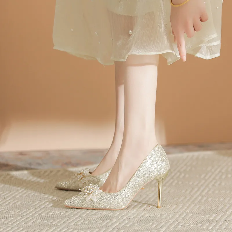 Qiandongmeili Slim Heel High Heels 5 9CM-2