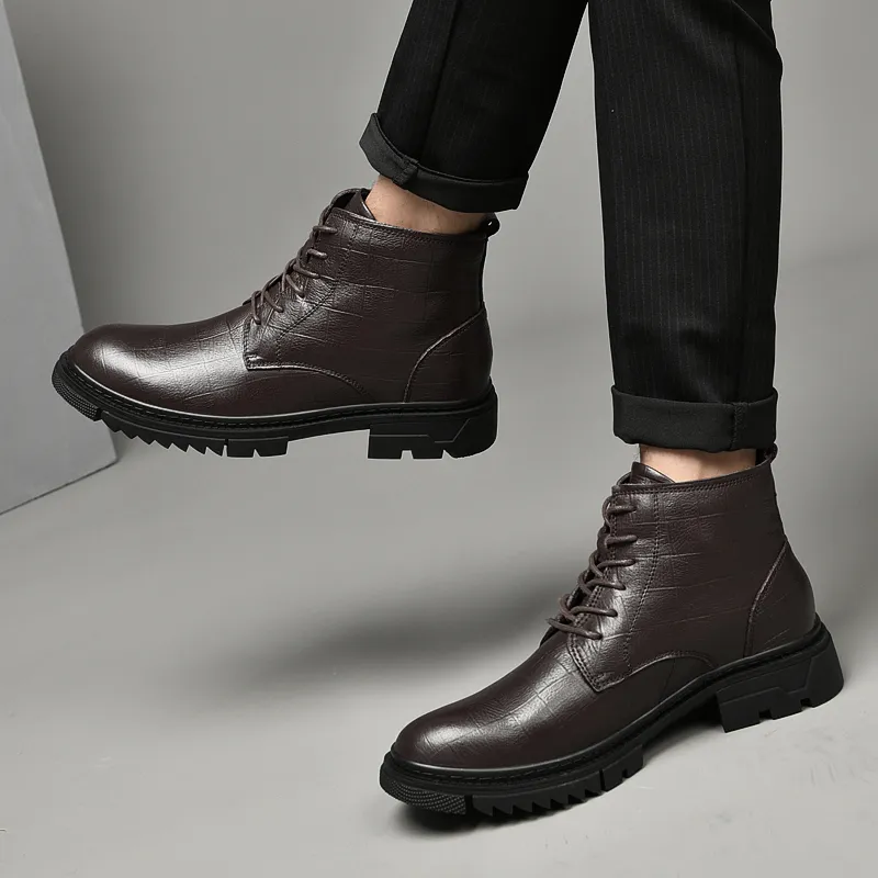 Qiandongmeili Ankle Boots Unisex-13
