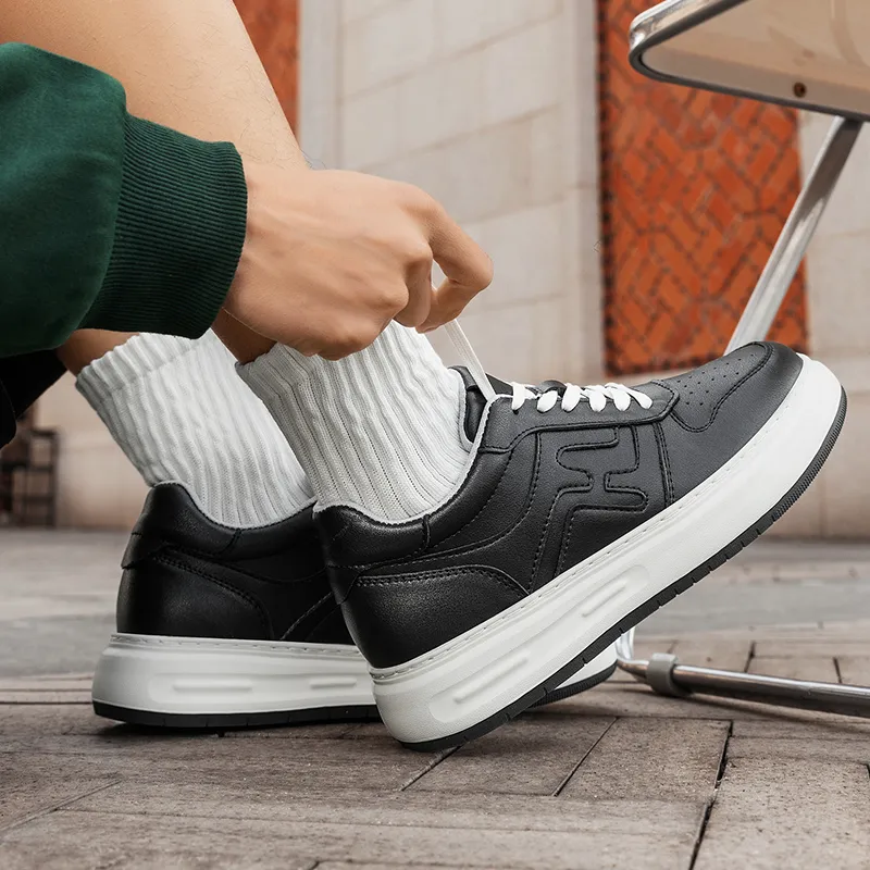 Qiandongmeili Low Top Skateboard Shoes Men's-3