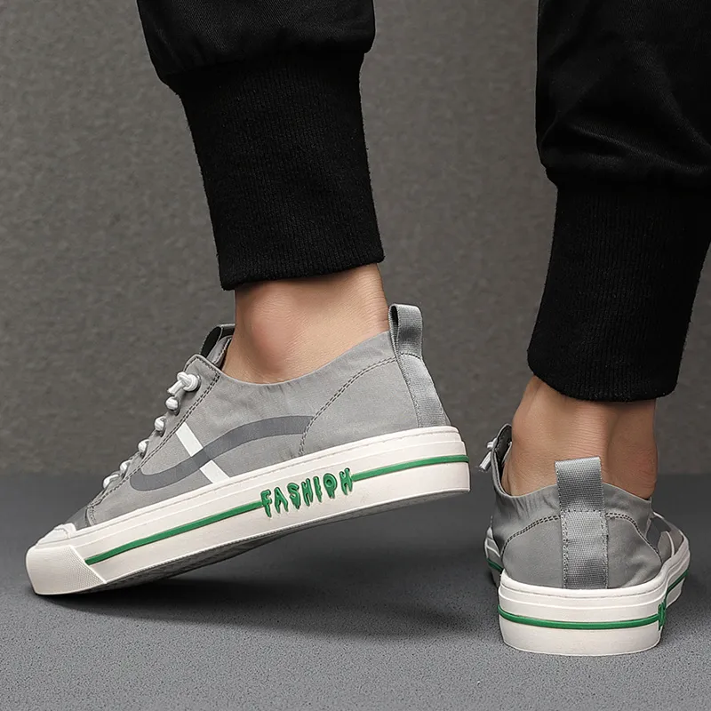 Qiandongmeili Low Top Skateboard Shoes Men's-8