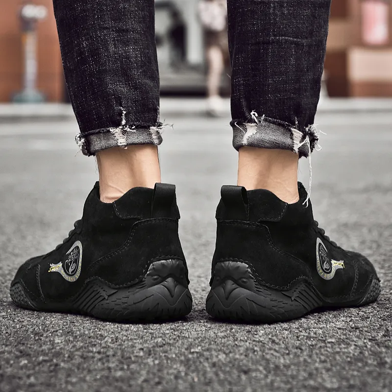 Qiandongmeili Low-Top Casual Shoes Gray-3