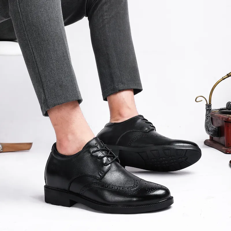 Qiandongmeili Dress Shoes Black-11