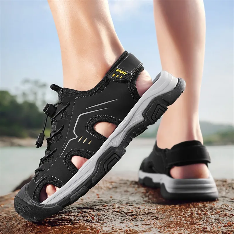 Qiandongmeili Cushioning Lightweight River Trekking Shoes Men's-3