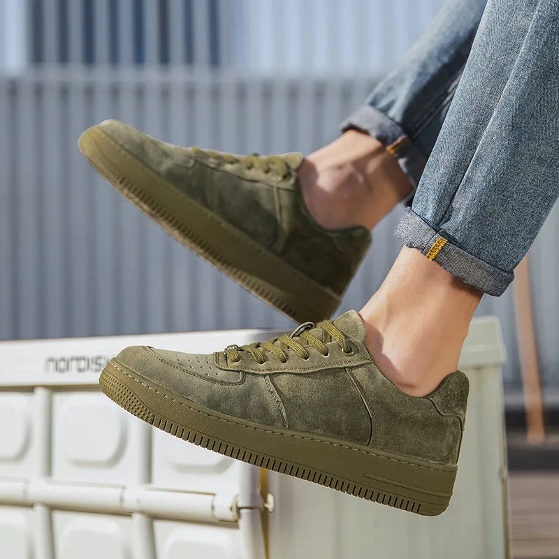 Qiandongmeili Low Top Skateboard Shoes Men's-6